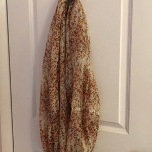 Multicolored infinity scarf